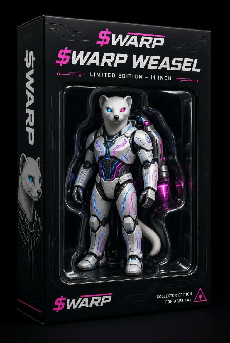 $WARP Weasel Action figure Pre-Sale