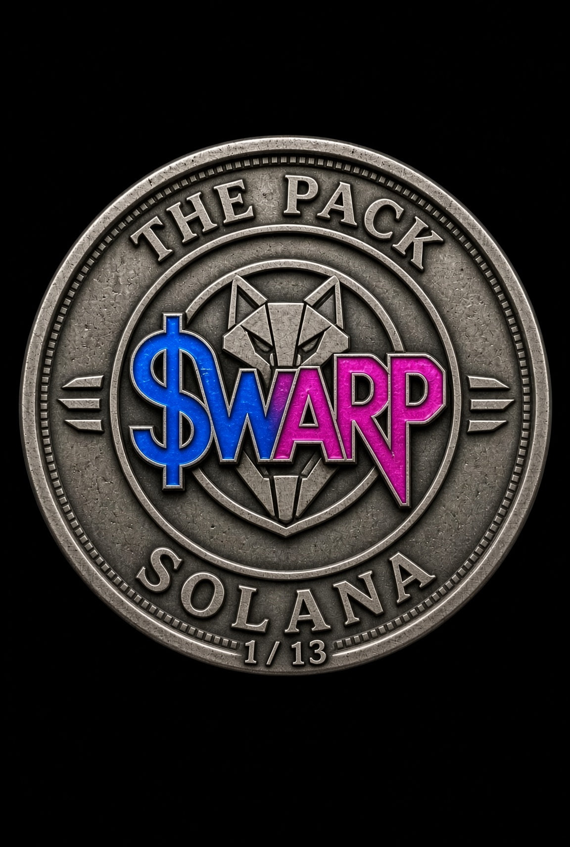 Warp Weasel $WARP Limited Edition Coin Numbered